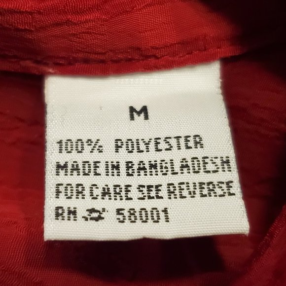 APPARENZA Women's Hidden Button Blouse Long Sleeve Top Size Med With 2 Pockets - Picture 7 of 9